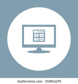 icon calculator. icon. vector design