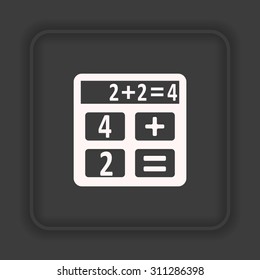 icon calculator. icon. vector design