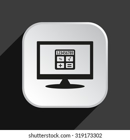 icon calculator. icon. vector design