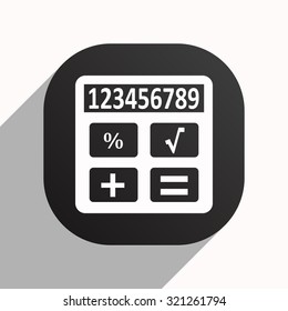 icon calculator. icon. vector design