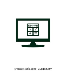 icon calculator. icon. vector design