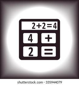 icon calculator. icon. vector design