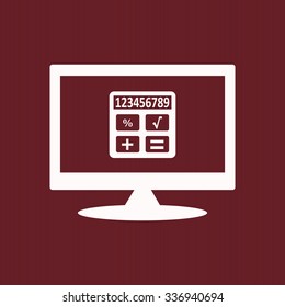 icon calculator. icon. vector design