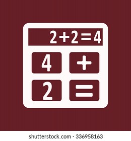 icon calculator. icon. vector design