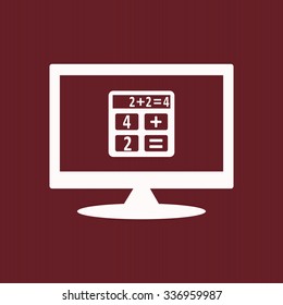 icon calculator. icon. vector design