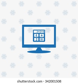 icon calculator. icon. vector design
