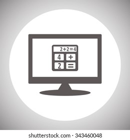icon calculator. icon. vector design