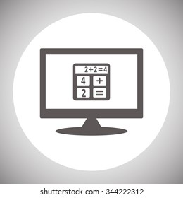 icon calculator. icon. vector design
