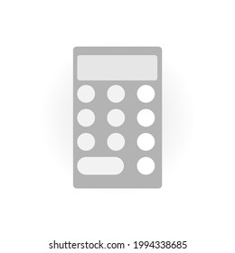 icon calculator a vector illustration