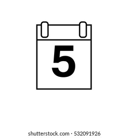 icon of calendar.
