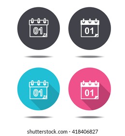 icon calendar design