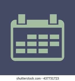 Icon of Calendar. Eps-10.