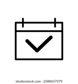 icon calendar event vector design line style