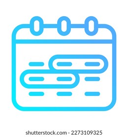 Icon Calendar Holyday. editable file and color.