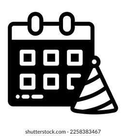 Icon calendar illustration can be used for web app info graphic etc