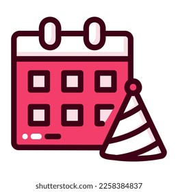 Icon calendar illustration can be used for web app info graphic etc