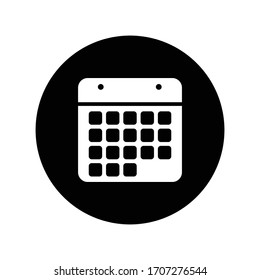 Symbol-Kalender-Vektorillustration