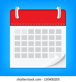 icon calendar isolated background