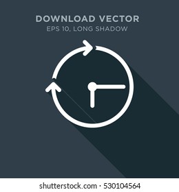Icon of calendar on dark background, symbol of business sample, linear outline of date, isolated  business web sign, vector of days, months and years elements, financial logo, time management logo