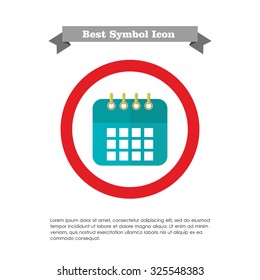 Icon of calendar page 
