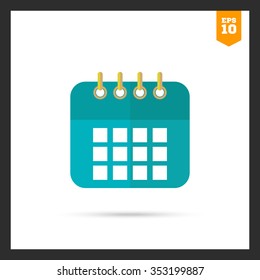 Icon of calendar page 