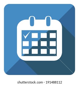icon calendar with shadow. Vector illustrations