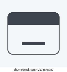 Calendario de iconos. adecuado para el símbolo de interfaz Web. estilo glifo. diseño simple editable. vector de plantilla de diseño. ilustración de símbolo simple