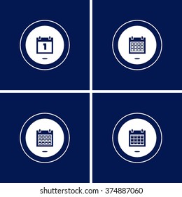 icon calendar for Web and Mobile