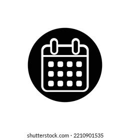 Icon calender glyph style,icon schedule glyph style to website and more