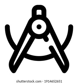icon calipers to draw a plane using line style