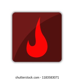 Icon call fire department. Vector illustration on white background