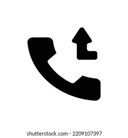 Estilo de glifo de llamada de iconos, vector, arte plano, a la web, hogar, promoción y más