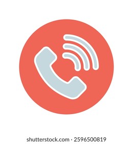 Icon a call, isolated against a clean background.