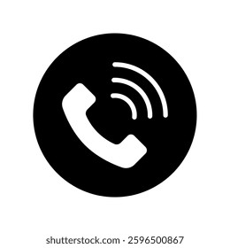 Icon a call, isolated against a clean background.