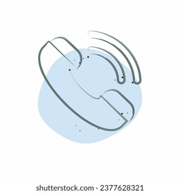 Icon Call. related to Communication symbol. Color Spot Style. simple design editable. simple illustration