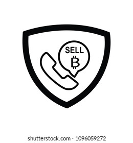icon call sell bitcoin