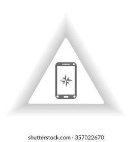 The icon of calling. Flat design style