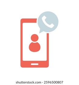 Icon a calling, isolated against a clean background.