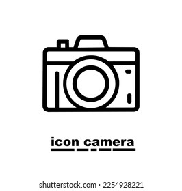 Icon camera digital simple colour