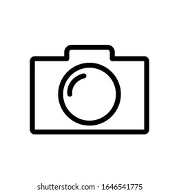 cámara de iconos. Iconos de cámara con líneas de estilo moderno.ilustración vectorial. 03