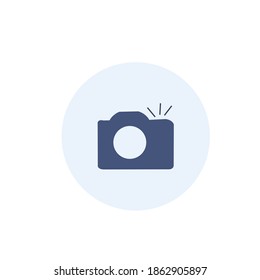 icon camera ilustration full color 