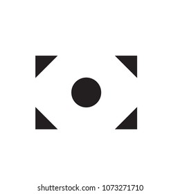 icon camera lens