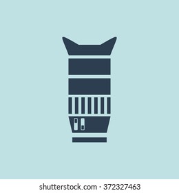 Icon of Camera Lens. EPS-10.