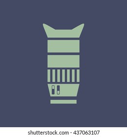 Icon of Camera Lens. Eps-10.
