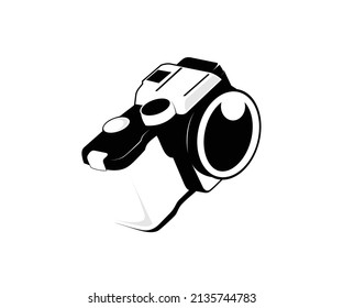 icon camera logo design silhouette