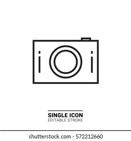 Icon camera Single Icon Graphic Design