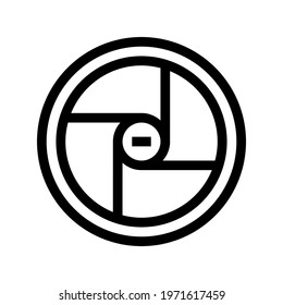 Icon Camera With Style Outline
