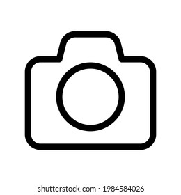 Icon Camera With Style Outline