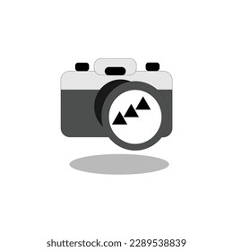 Icon camera suitable for photo editing symbol Vector Image