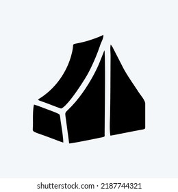 Icon Camp. suitable for education symbol. glyph style. simple design editable. design template vector. simple illustration